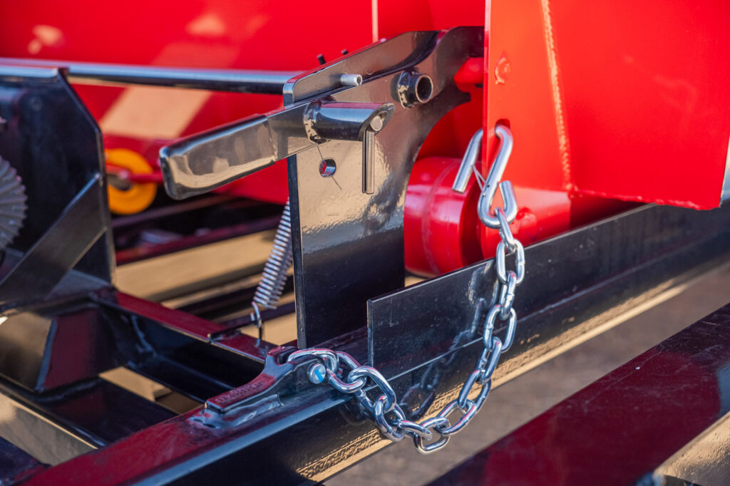 RRO-Rolloff Dumpster Trailer Red